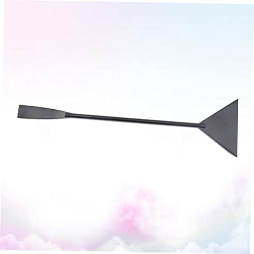 GALPADA Stainless Steel Sand Shovel for Aquariums Durable Plant Clipper Tool for Gravel and Substrate Maintenance for Freshwater and Tanks Black Finish