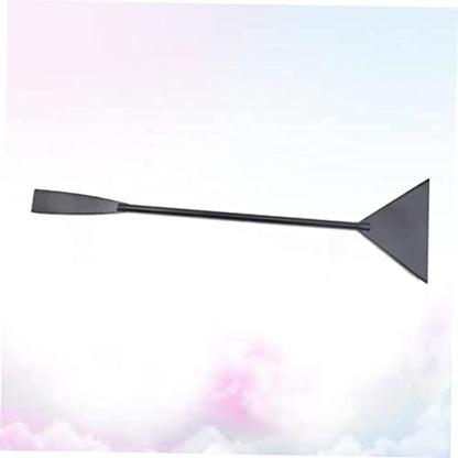 GALPADA Stainless Steel Sand Shovel for Aquariums Durable Plant Clipper Tool for Gravel and Substrate Maintenance for Freshwater and Tanks Black Finish