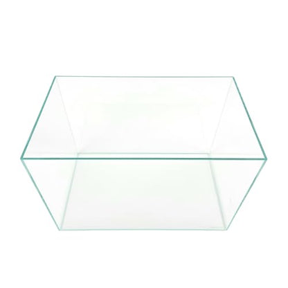LIFEGARD Low Iron Ultra Clear Crystal Rimless Aquarium with Foam Leveling Mat – with 45-Degree Beveled Edge, Rectanglular Style – for Fish and Corals – 17 Gallon 6mm Glass (23.62" x 11.81" x 14.17")