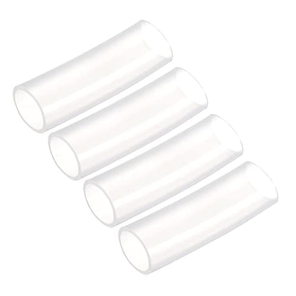 uxcell Pure Silicone Tubing 32mm ID,38mm OD Water Air Pump Pipe, 4Pcs 0.33 Ft Transparent Silicone Hose Tubing for Household, Industry, Drinking Water - size: 32mm x 38mm