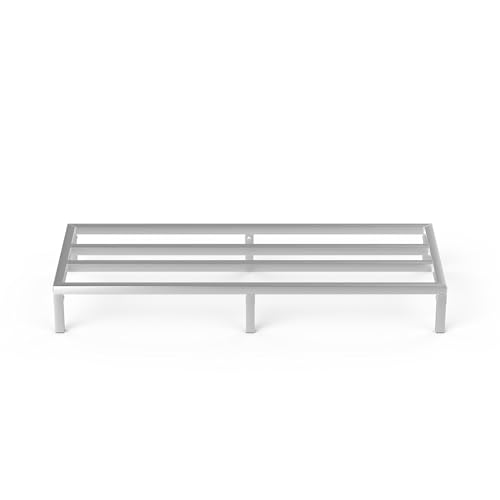 60" Long x 24" Wide | Height: 8" Off The Floor Aluminum Dunnage Rack | Storage in Restaurant, Kitchens and Garages and More! - size: 60" Long x 24" Wide | Height: 8" Off The Floor
