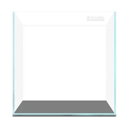 21 Gallon Rimless Aquarium Tall Tank, Ultra Clear Low Iron Big Fish Tank, L15.8×W15.8×H19.7 Glass Thickness 6mm with EVA Foam Leveling Mat - size: 21 Gallons