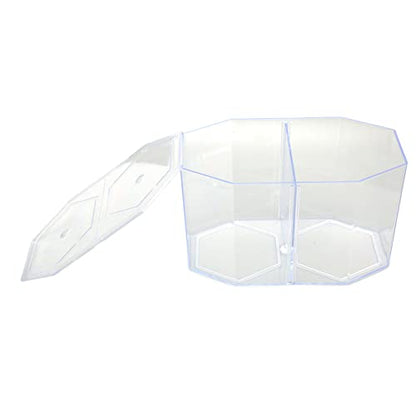 Tbest Rium Fiser Box Multipurpose Transparent Al Fish Ition Box for Fising Pet Plieish and Aries