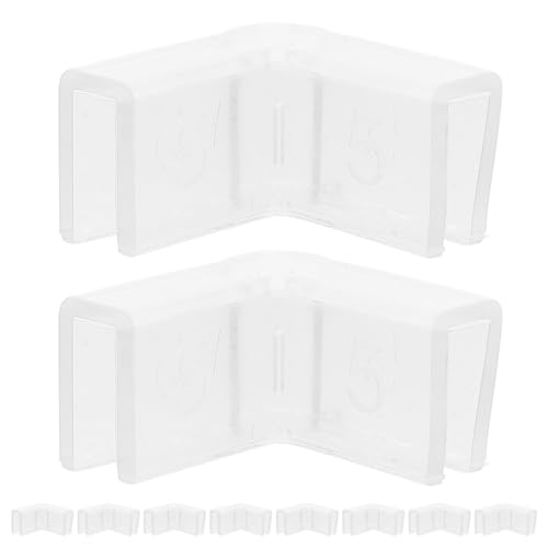 10pcs Corner Protectors Proofing Shaped Soft Bumpers for Aquariums Furniture Appliances Durable Aesthetic Edge Guards