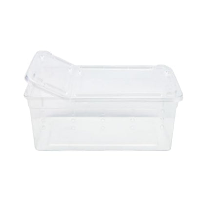 Small Reptile Breeding Box for Reptiles Small Snake Turtle Spiders Geckos Frogs Breeding Box Case Feeding Hatching Container Reptile Tank Terrarium