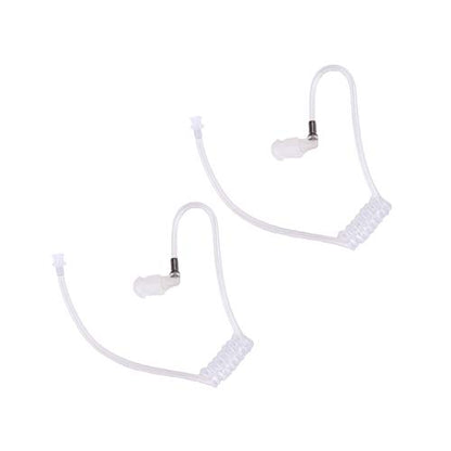 Replacement Acoustic Tube Compatible with Motorola Kenwood Two Way Radio Earpiece or Surveillance Kit Headset (2 Packs) - color: (2 Packs)