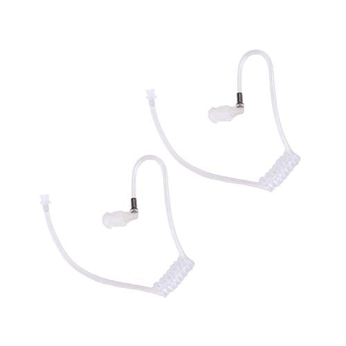 Replacement Acoustic Tube Compatible with Motorola Kenwood Two Way Radio Earpiece or Surveillance Kit Headset (2 Packs) - color: (2 Packs)