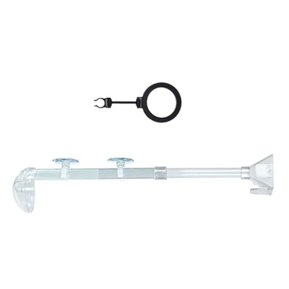 Feeder Acrylic Shrimp Feeders Tube Dish Set Highly Transparents Acrylic Aquariums Feeders for Home Aquariums - size: 245-410mm