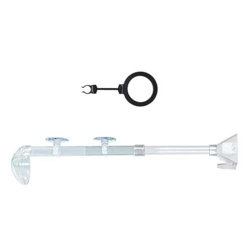 Feeder Acrylic Shrimp Feeders Tube Dish Set Highly Transparents Acrylic Aquariums Feeders for Home Aquariums - size: 245-410mm