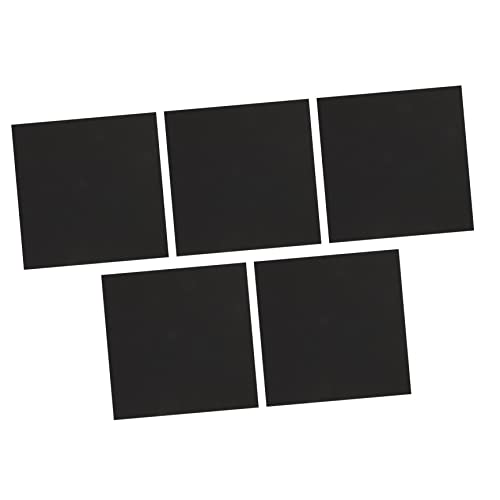 Toddmomy 5pcs Fish Tank Insulated Pad Thick Non-Skid Cushion for Aquarium Heat Preservation and Shock Absorption Black Non- Mat for Fish Tanks