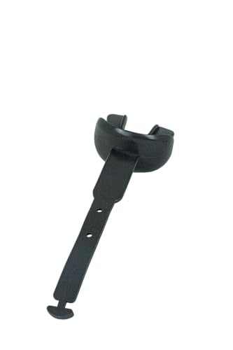 DAMAGE CONTROL Pacifier Football Mouth Guard – Permanent Strap – Black - color: Black