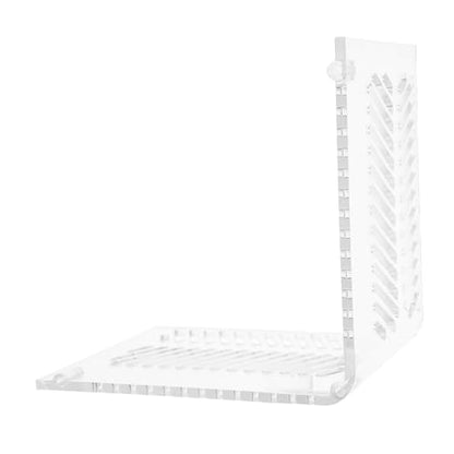 SUPVOX Aquarium Isolation Grid Plate Acrylic Fish Tank Divider Pump Guards Corner Fish Tank Partition Easy to Install