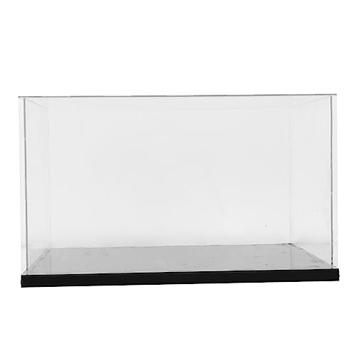 BESPORTBLE Figurine Model Rack Acrylic Storage Box Lids Boxing Gloves Display High-Definition Showcase Box