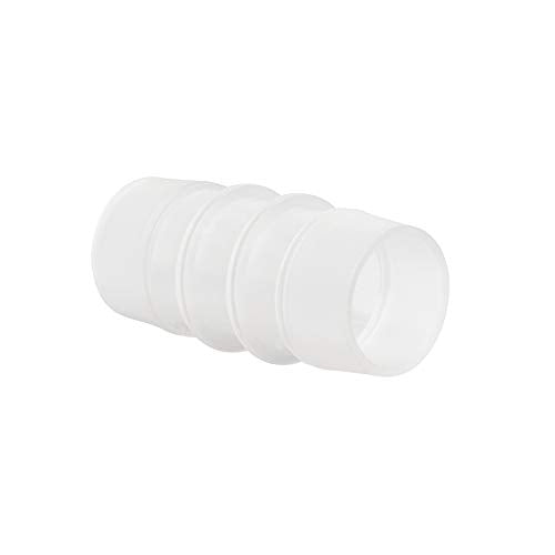 Plastic Hose Barb Fitting, 1" x 1" Barbed Splicer Mender Joint Adapter Union Fitting (Pack of 5) - size: 1 Inch