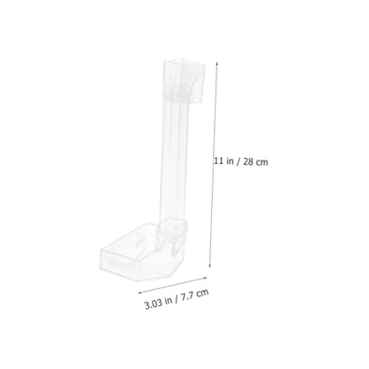 Toyvian Aquarium Fish Feeder Tube with Shrimp Feeding Dish, 28cm Feeder Pipe for Betta Fish and Aquarium Shrimp Feeding