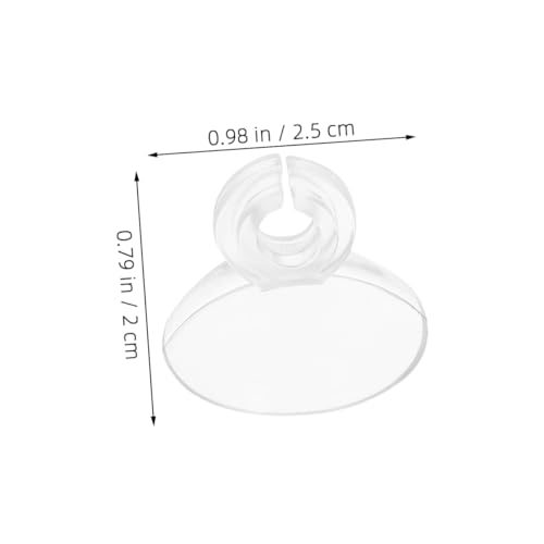 40pcs Soft Clip Holders for Aquarium Oxygen Tubing Cup Fasteners with Card Slot Convenient and Space-Saving Aquarium Pipe Clamp