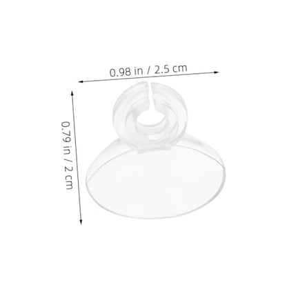 40pcs Soft Clip Holders for Aquarium Oxygen Tubing Cup Fasteners with Card Slot Convenient and Space-Saving Aquarium Pipe Clamp