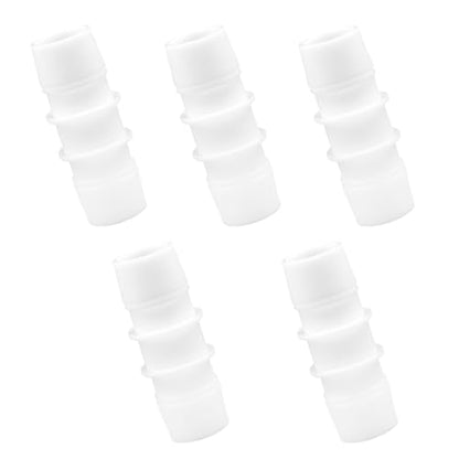 Plastic Hose Barb 3/4" Barbed Connectors Joint Splicer Mender Adapter for Aquarium Liquid Air (Pack of 5) - size: 0.75 Inch