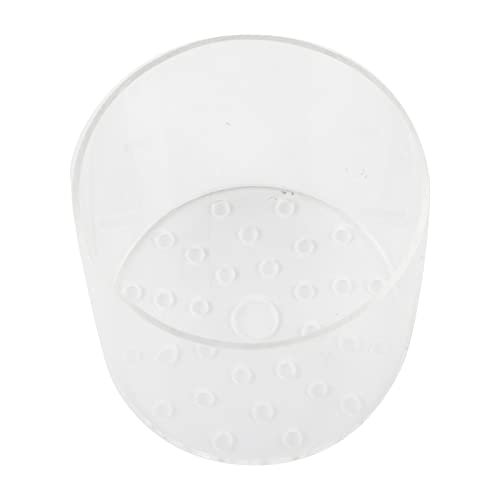 Acrylic Transparent Feeder Cover, Aquarium Feeding to Prevent Fish and Shrimp from Stealing Food, with Center Hole for Feeding Tube, for Reproduction and Safe Feeding in Fish (80mm) - size: 80mm