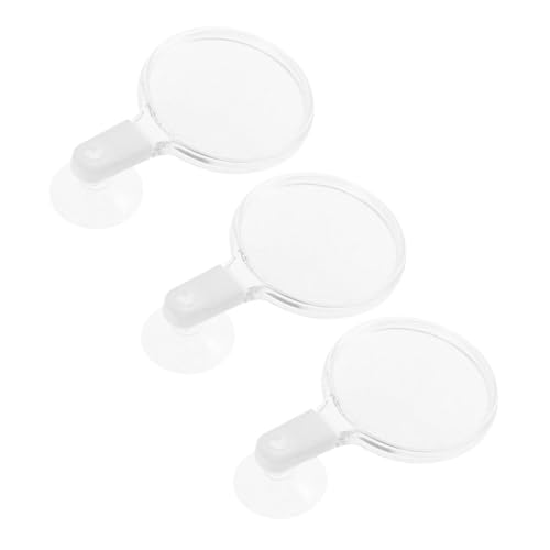Acrylic Fish Tank Magnifying Viewer with Suction Cup High Transparency Magnifier for Small Animals Plants and Micro Landscapes Observation Aquariums