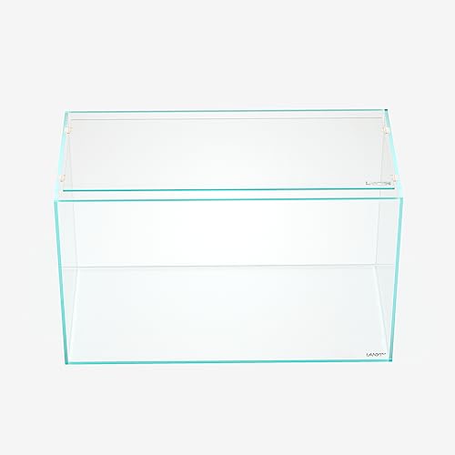4mm Thick Clear Glass Aquarium Lid,Includes 4 Clips for Secure Placement, 580 x 230mm,(22.83x9.06 inches) for 583-585mm Inner Length Aquariums,Adapted to LANDEN SD603036/SL603018 - size: 580x230mm (1 pc)