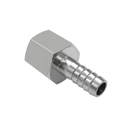 2PCS Stainless Steel Hose Barb Fittings 1/2" Hose Barb x 1/2" NPT Female Adapter - size: 1/2" Barb x 1/2" FNPT