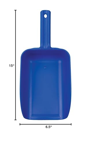 Remco Large Hand Scoop,Blue,15 x 6-1/2 In 65003-1 Each