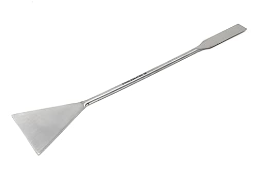 A2Z-Aquascaping Maintenance Tools Accessories,Anti-Rust Stainless Steel Tweezers Scissors Spatula for Aquarium Tank Clean, Fish Tank, Bonsai, Algae Scrapers (12" Substrate Spatula) - size: 12" SUBSTRATE SPATULA