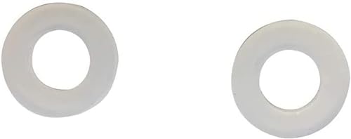 2PC 3104653.005 RV Awning Bottom Mounting Bracket White | Steel & aluminum build, rust-proof, with sealing gasket, fits 8300 8500 9000 awnings