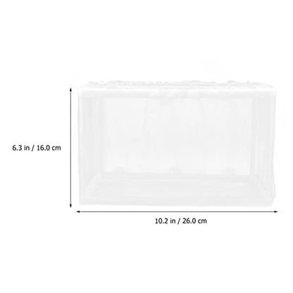 2pcs Fish Isolation Network Aquarium Betta Aquarium Skimmer Betta Fish Tank Fish Netting Turtle Tank Fish Mesh Breeder Fish Tank Breeding Pool Pond White Plastic and Gauze