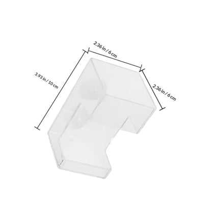 Uonlytech 2pcs Aquarium Feeder Suction Cup Fish Tank Food Dispenser with Feeding Ring Sink Anti-Scattering Tool for Fish and Shrimp Feeding Supplies