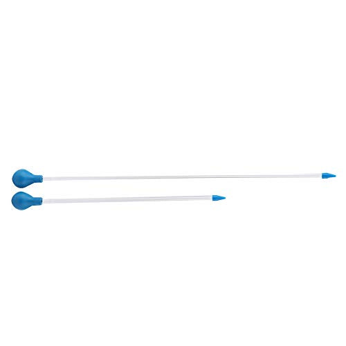 Ejoyous Futter Pipette Aquarium 60cm 40cm, 2 Stck Futterrohr Aquarium Acryl Wasserwechsler Pipette Feeder Wiederverwendbar Ftterungsrhrchen, fr Fischen Riffanemonen Brine Shrimp