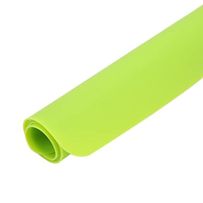 Dioche Versatile Silicone Craft Mat - Heat, NonSlip, Washable Silicone Sheet for DIY Projects, Resin Crafts, and Kitchen Use in Vibrant Pink - Large, Flexible Silicon Mat (Green)