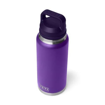 YETI Rambler 36 oz Bottle, Vacuum Insulated, Leakproof, Stainless Steel with Chug Cap - color: Pace Purple