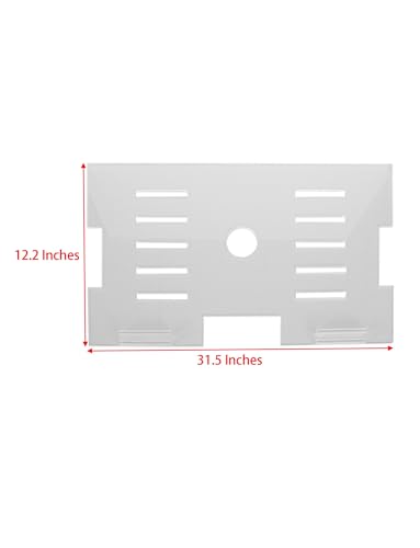 Acrylic Aquarium Lid, Easy Feeding, Transparent Fish Tank Cover, Scratch Resistant, for Fish and Turtle Tank(31.5x12.2in)