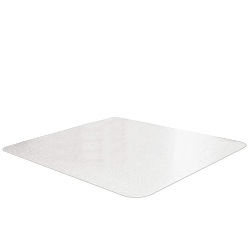 Under Pet Cage Mat for Bird Cages, Reptile Aquariums, Dog Kennels, Water-Resistant Pad for Hard Floors and Surfaces, 48 Inches x 48 Inches, Clear - color: Clear, size: 48" x 48"
