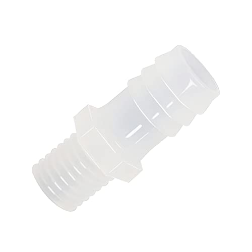 Plastic Hose Barb Fitting, 1" Barb X 3/4 NPT Male Thread Adapter Connector Pipe Fittings for Fuel Gas Liquid Air (Pack of 5) - size: 1" Barb X 3/4 NPT Male Thread