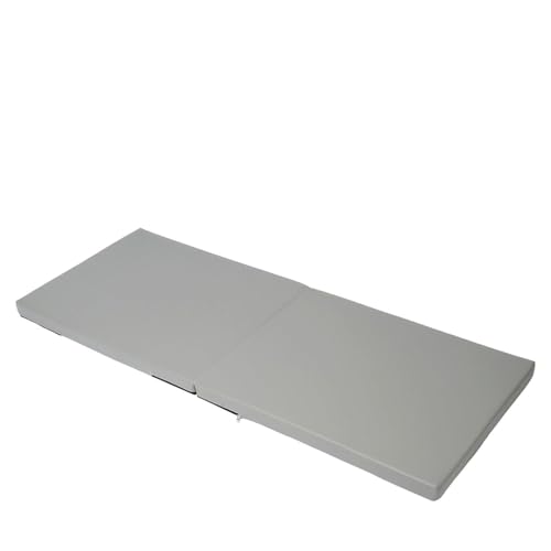 1-Piece Wall Pads for Gym, 2" Thick Wall Cushion Padding Basketball Court Garage Wall Mount Protector, 60" L x 24" W Anti Collision Exercise Mats for Basement Taekwondo - color: gray