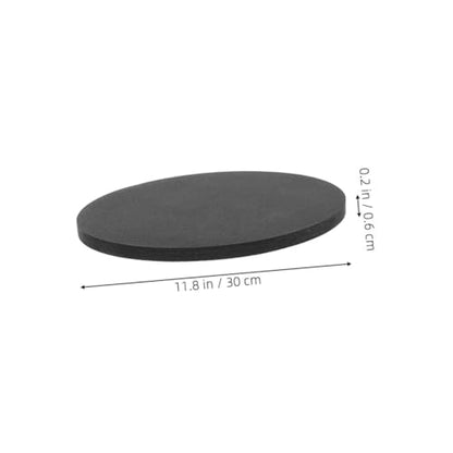 POPETPOP Fish Tank Mat Round Non Slip Cushion for Aquariums Soft Pad with Shock Absorption for Micro Landscape Bottles and Fish Tank Bottom Film