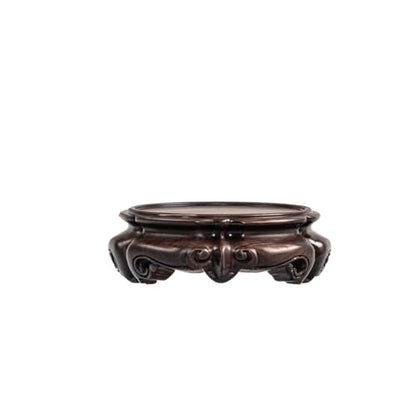 Basics Plant Stand Solid Wood Solid Round Base Vase Buddha Statue Teapot Base Incense Burner Fish Tank Base Wooden Bracket Pad Indoor Tall Plant Stand