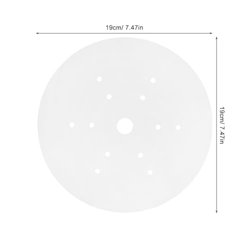 Round Aquarium Cover Lid: 7.48'' Clear Acrylic Aquarium Fish Tank Anti Jump Lid, Multi Hole Efficient Water Maintenance for Turtles Reptiles Shrimps Fish