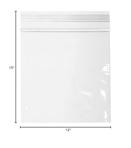 GPI - 1000 Count 7" X 9" Zip Bags, Heavy-Duty 4 Mil Thick, Clear Reclosable Zipper Poly Baggies With Resealable Zip Top Lock For Storage & Packaging, Food, Tools, Sharp Objects, etc. - size: 7" x 9"