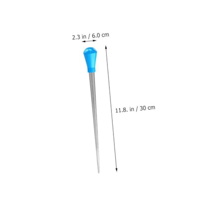 2pcs Kitchen Measuring Tubes Graduations Multi-use Plastic Pipettes for Liquid Transfer for Baking Fish Tank Maintenance and Laboratory Use