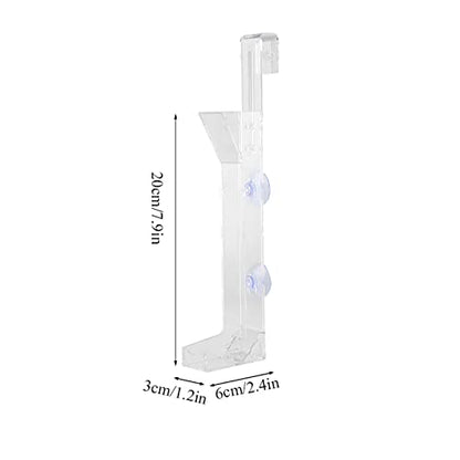 Fish Feeding Tube, Fish Feeder Convenient Fish Feeder Tube Kit Acrylic Aquarium Fish Shrimp Feeding Dish Set Fish Food Feeder for Fish Freshwater Saltwater Aquariums