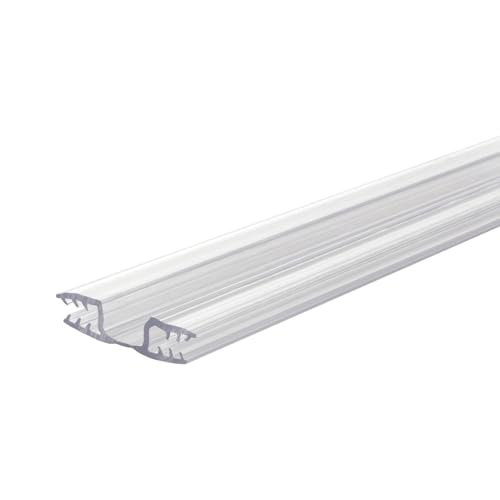 Outwater 72 Inch Clear Aquarium & Terrarium Lid Hinges – 2 Pack – Replacement Canopy Hinges for 1/8" Glass or Acrylic Fish Tank Lids - color: Clear, size: 72 Inches - 2 Pack