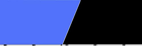 Double Sided Blue Black Background 12"x 50"