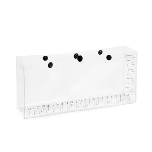 Folding Fish Observation Bag Clear Fish Weigh Bags Outdoor Lure Fishing Container with Scale for Outdoor Fishing Clear Fish Weigh Bag Container