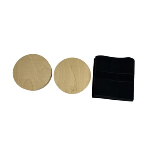 Menolana Rotating Discs, Wooden Rotator Discs, Compact Versatile for Women and Men, Pilates Equipment, Twist Board Strengthen