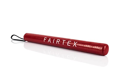 Fairtex BXS1 Leather Boxing Sticks, Muay Thai MMA Striking Accuracy Targets | Premium genuine leather body with lightweight core. Sleek durable design enhances coach control during precision speed drills - color: Red