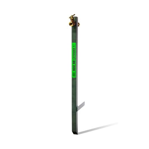 Yard Butler IHBE-6 Garden Hose Bib Extender - Durable Hose Stand for Keeping It Elevated - Convenient Garden Accessory - Rust-Resistant - Anti-Kink Design - Easy Installation - size: Extender